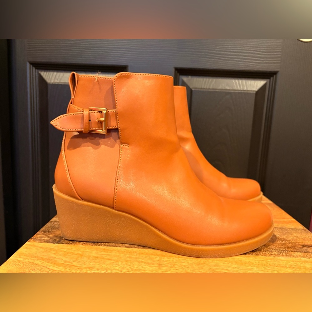 New Aerosoles Bonnie wedge heel ankle Boots 9 - Picture 3 of 8
